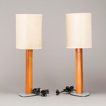 A PAIR OF Taller Uno Serena Table Lamp.