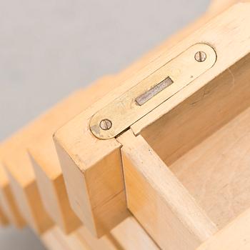 A mid 20th century 'B96' drawer unit for Artek, Finland.