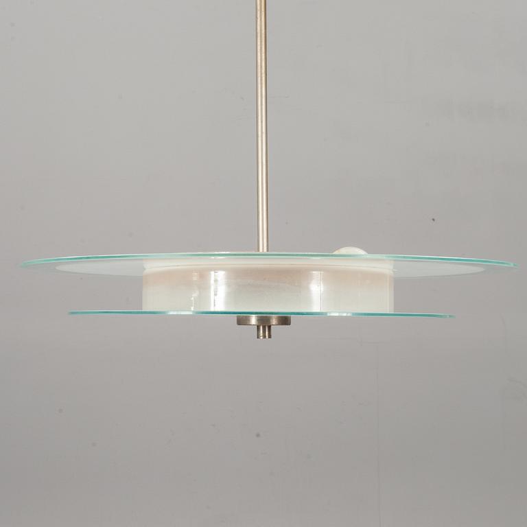 TAKLAMPA, art deco. Höjd 60, diam 58 cm.