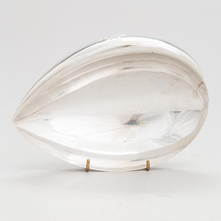 Tapio Wirkkala, skål, silver, "Lieve", stämplad TW, Kultakeskus, Tavastehus 1955.