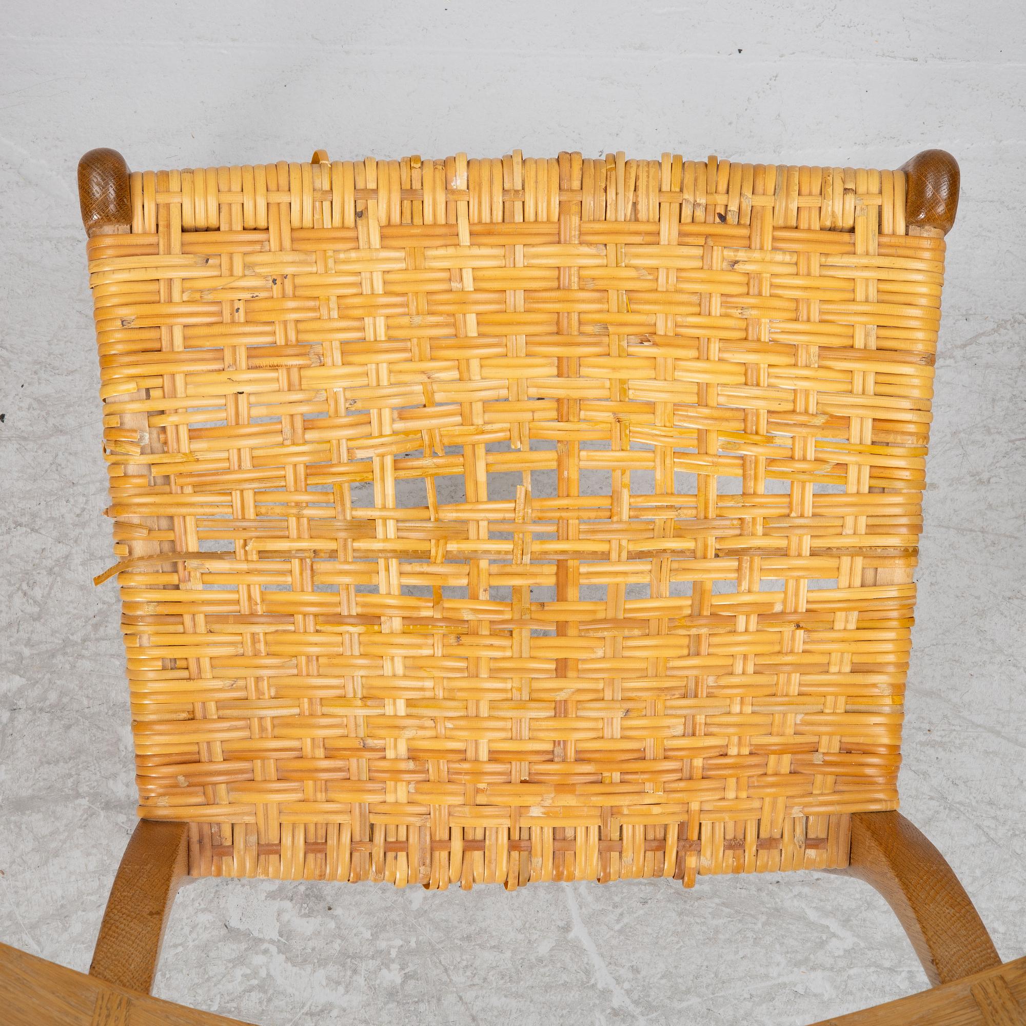 Hans J.Wegner, four dining chairs, model "CH-23",, Denmark, second half of the 20th century.