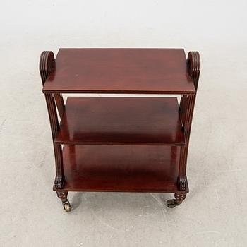 A veneered sideboard/trolley from the first half of the 20th century.