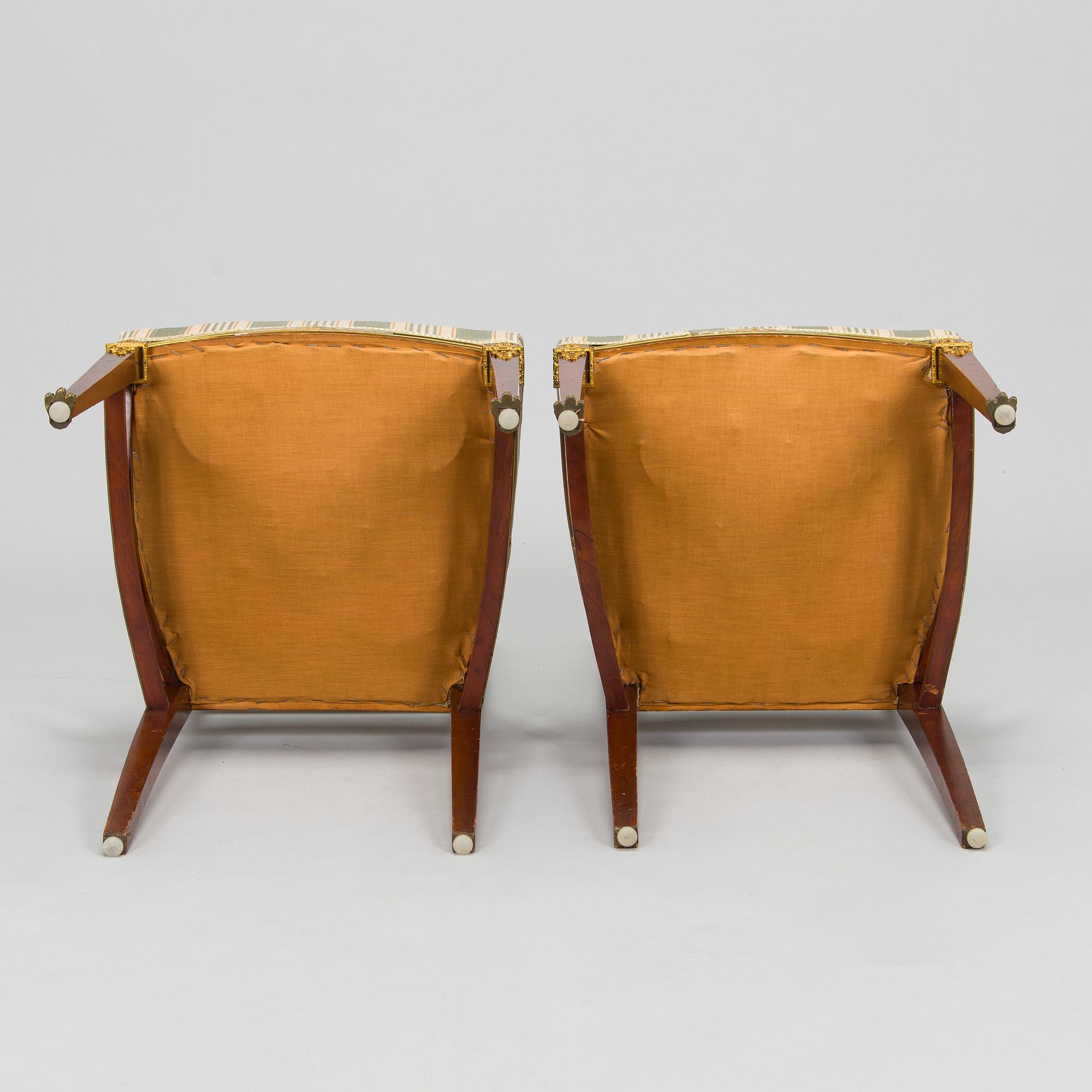 Möblemang, 8 delar, Empirestil, Ryssland, 1900-talets början.