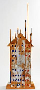 MIKAEL LÖFSTRÖM, skulptur, trä, sign o numr 78/100.