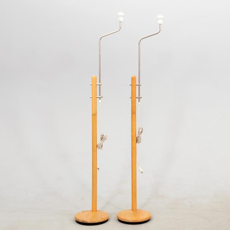 Floor lamps a pair possibly Ateljé Lyktan late 20th century.