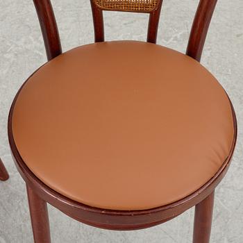 A set of four chairs, late 20th century.