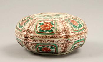 ASK med LOCK, porslin, Ming-stil, 1800-tal.