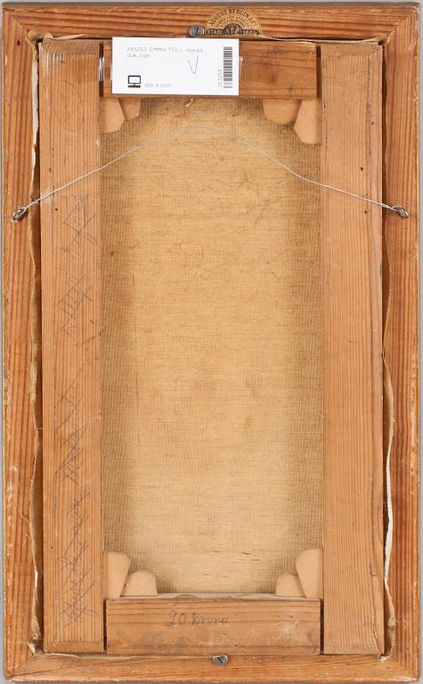 EMMA TOLL, olja på duk, sign.