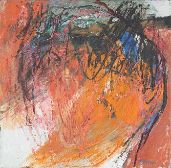 CO Hultén, oil on canvas, signed.