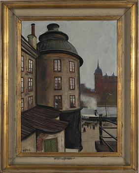 Lars Boëthius, oil on canvas, signed.