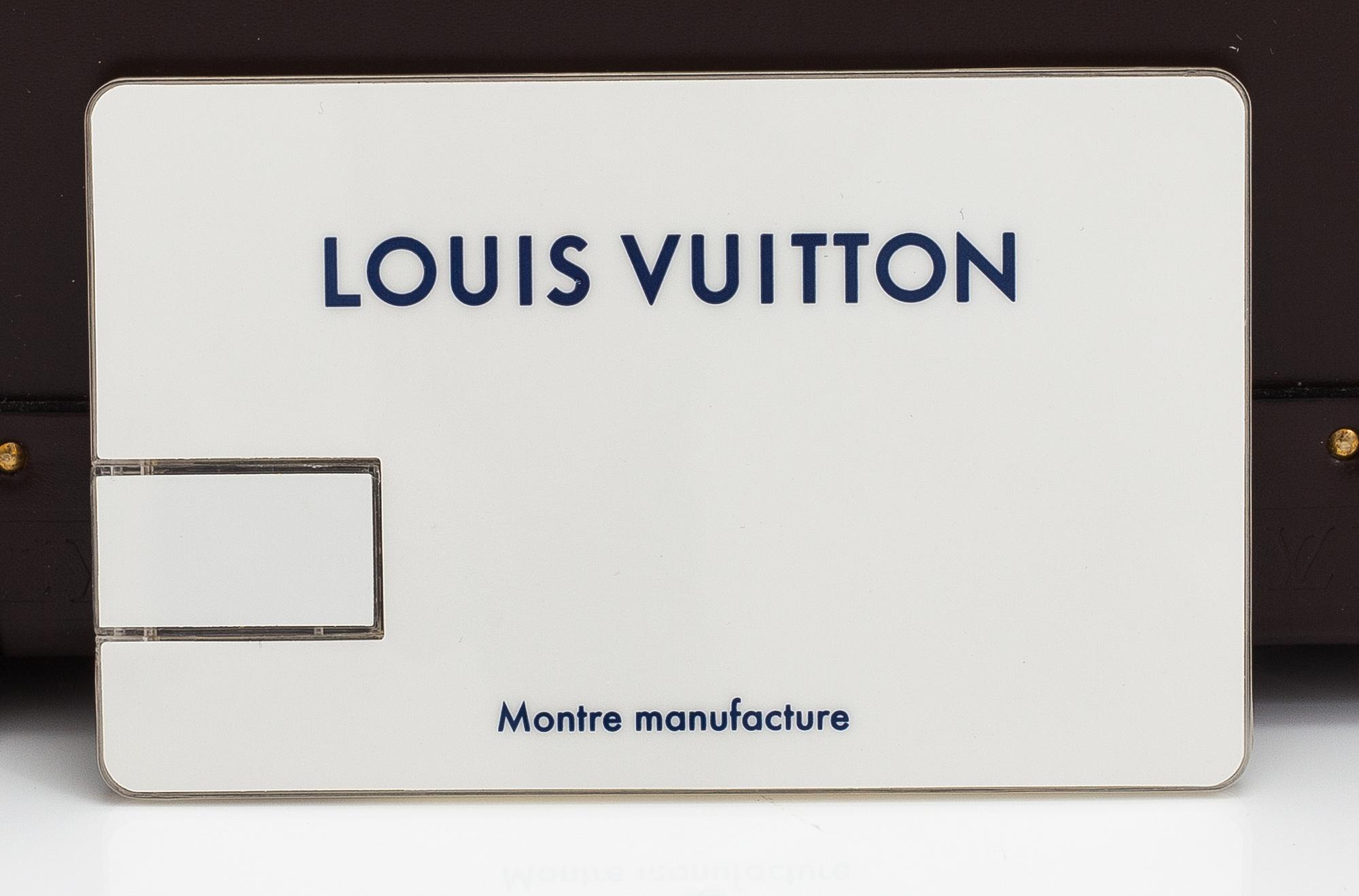Louis Vuitton, Tambour Slim Tourbillon, wristwatch, 38 mm.