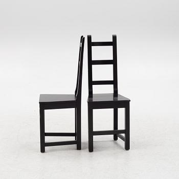 Chairs 8 pcs, Sven Larsson, late 20th century.