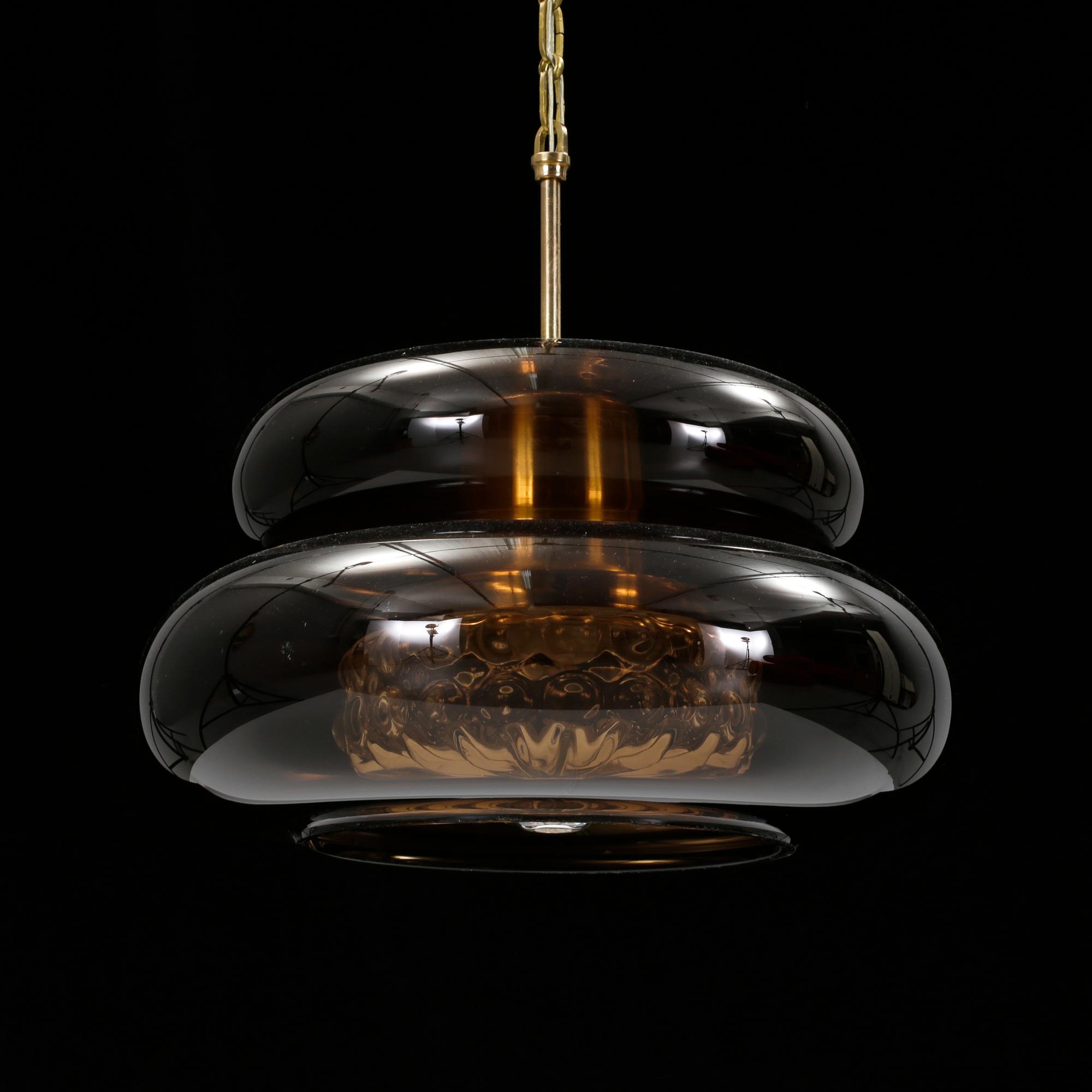 TAKLAMPA, "Bubblan", Carl Fagerlund, Orrefors, 1900-talets andra hälft.
