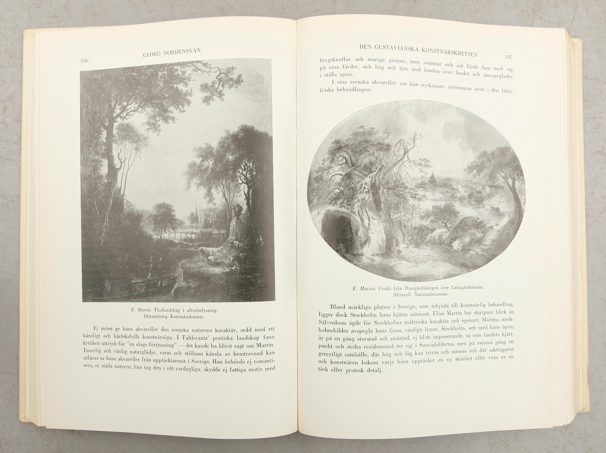 KONSTBÖCKER; 6 volymer.