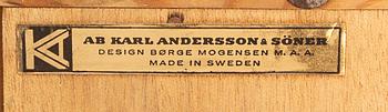 Børge Mogensen, "Öresund", Bookshelf / Sideboard, 4 parts, 1960s, oak.