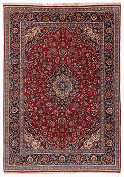 A carpet, Old Kashan, 379 x 267 cm.