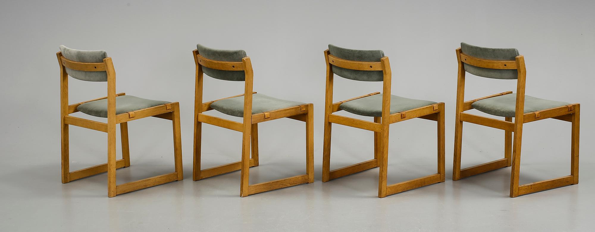 STOLAR, 4 st, Kurt Östervig, Danmark, 1900-talets andra hälft.