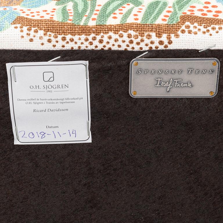 Josef Frank, soffa, modell 678, Firma Svenskt Tenn, 2018.