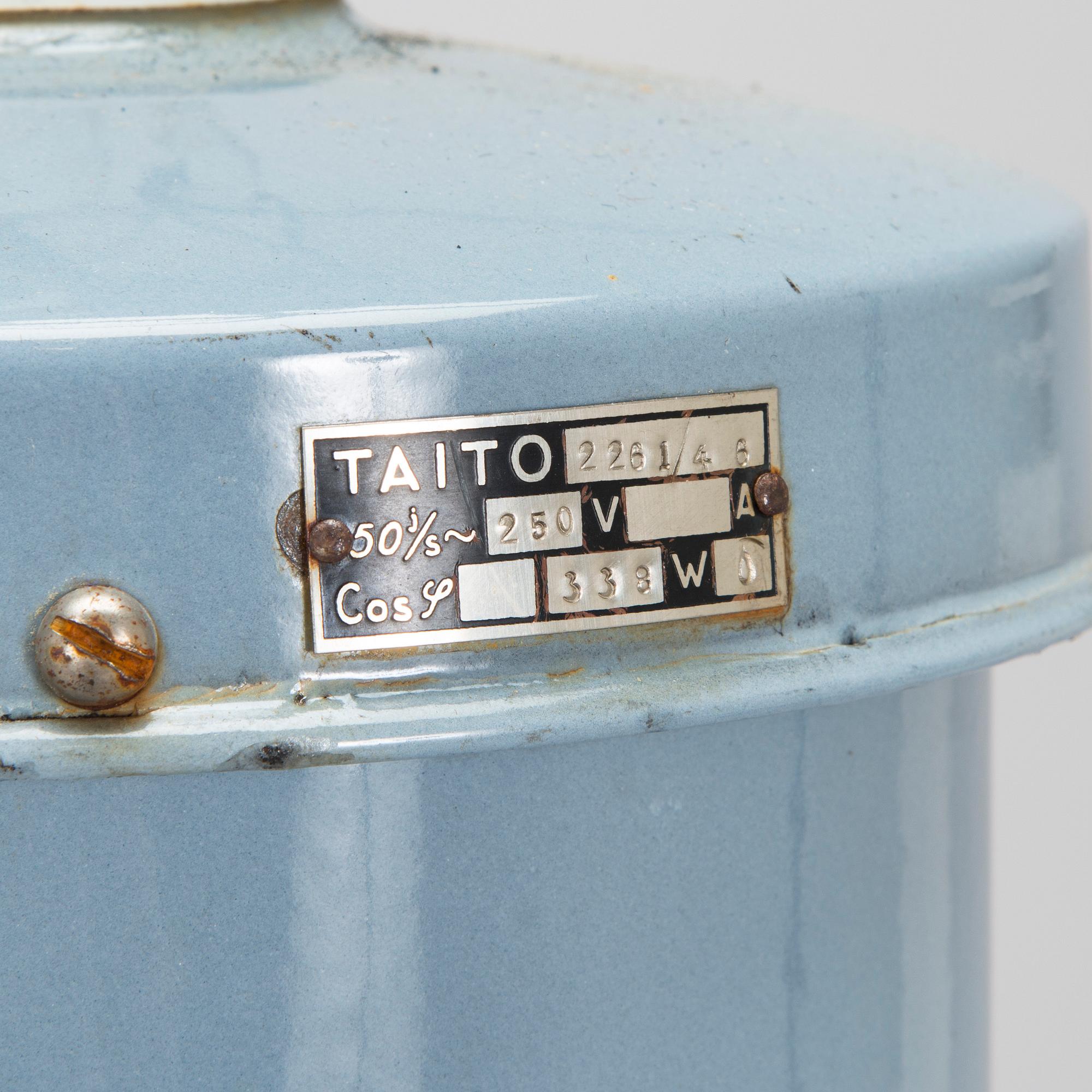 Paavo Tynell, Industrilamp / taklampa, modell 2261 / A6, Taito Oy, Finland 1930/40-tal.