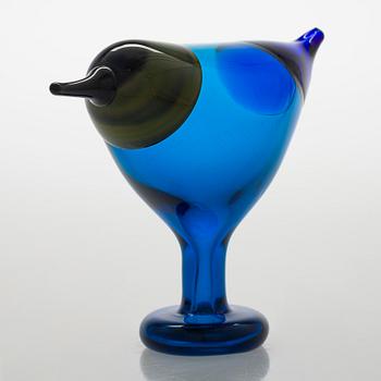 Oiva Toikka, a glass bird, signed O. Toikka Nuutajärvi SSKK 2002.