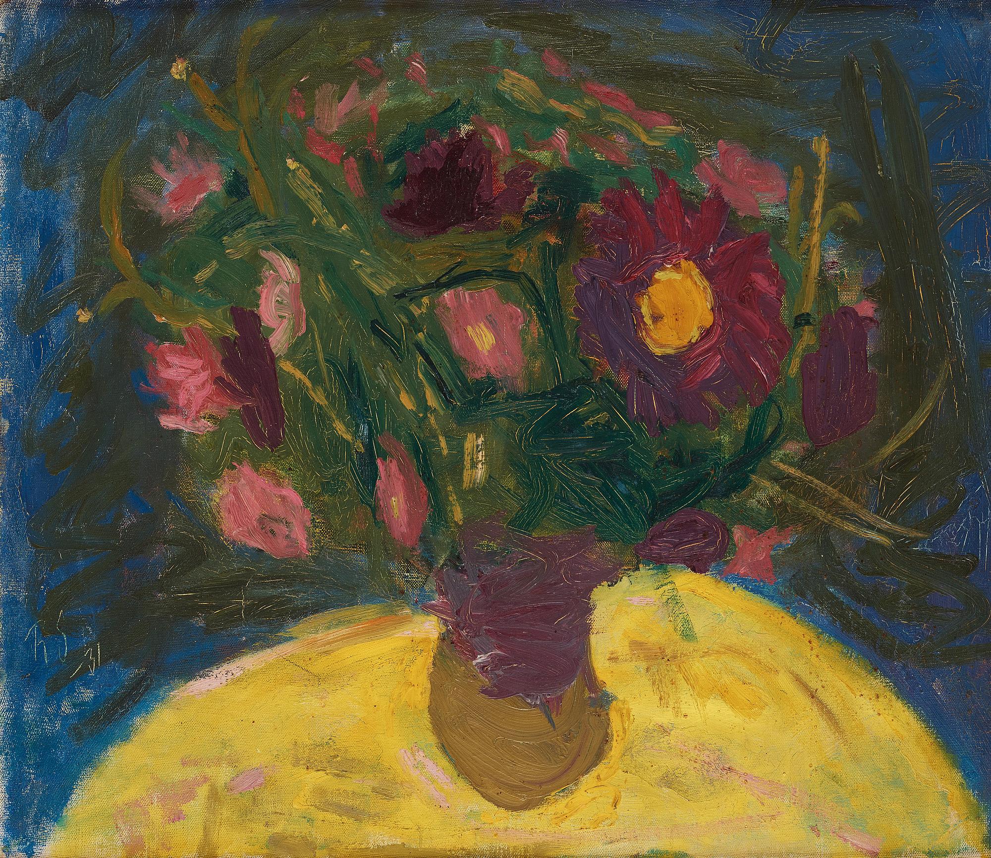 Ragnar Sandberg, Flowers in a vase.