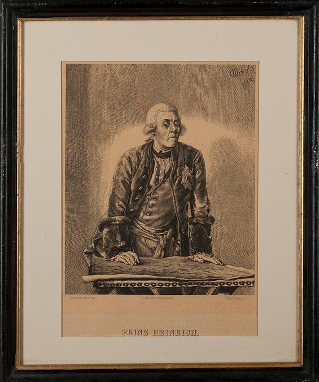 LITOGRAFIER, 6 st, Verlag von R. Wagner, Berlin, 
Eduard Kretzschmar, 1800-talets slut.