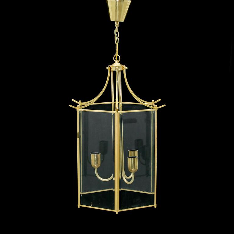 BELLMANLAMPA, 1900-talets andra hälft. Total höjd 92 cm.