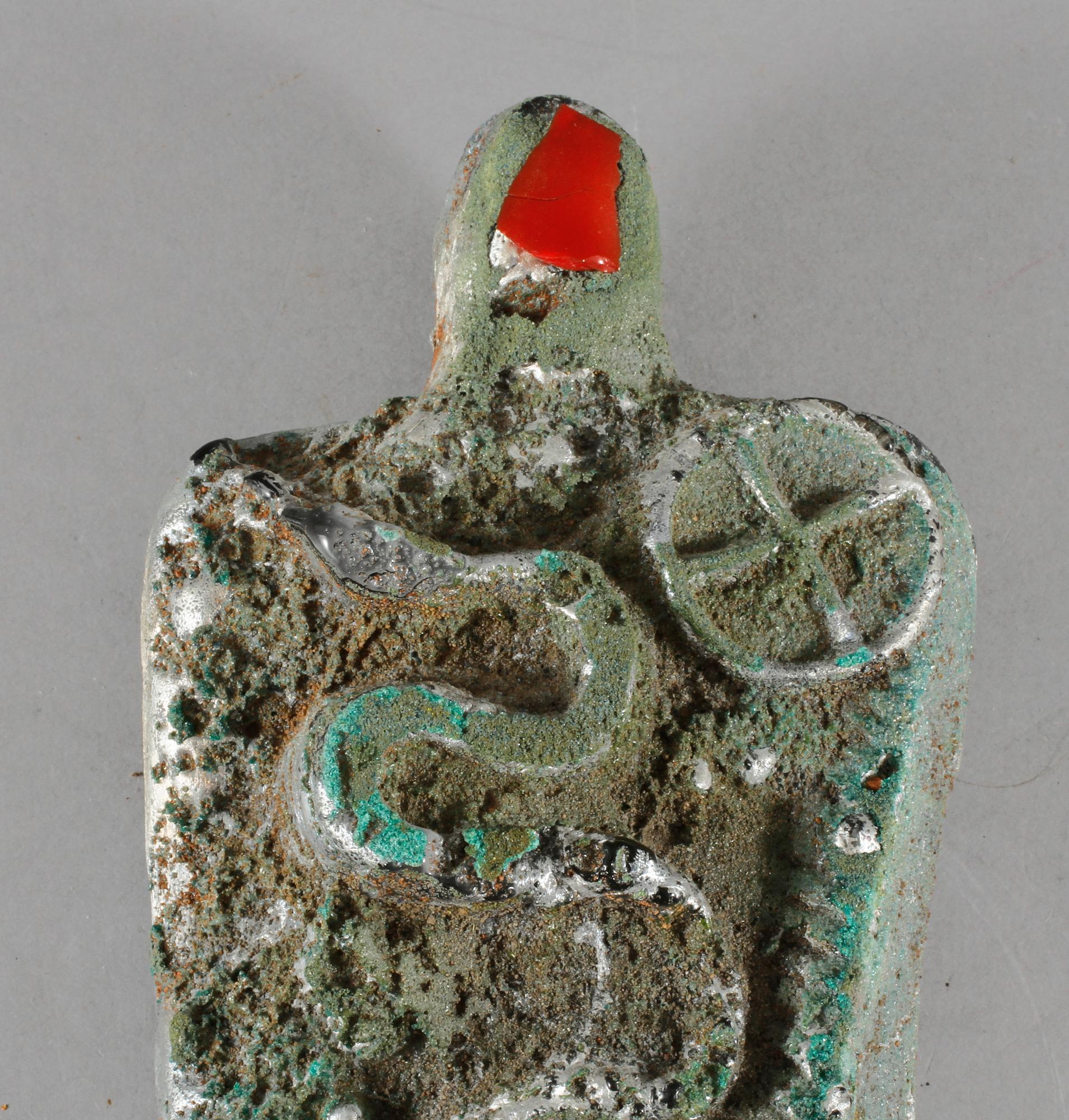 SKULPTUR, glas, Bertil Vallien, unique, Kosta Boda, signerad.