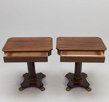 Two side tables first half of the 20th century.