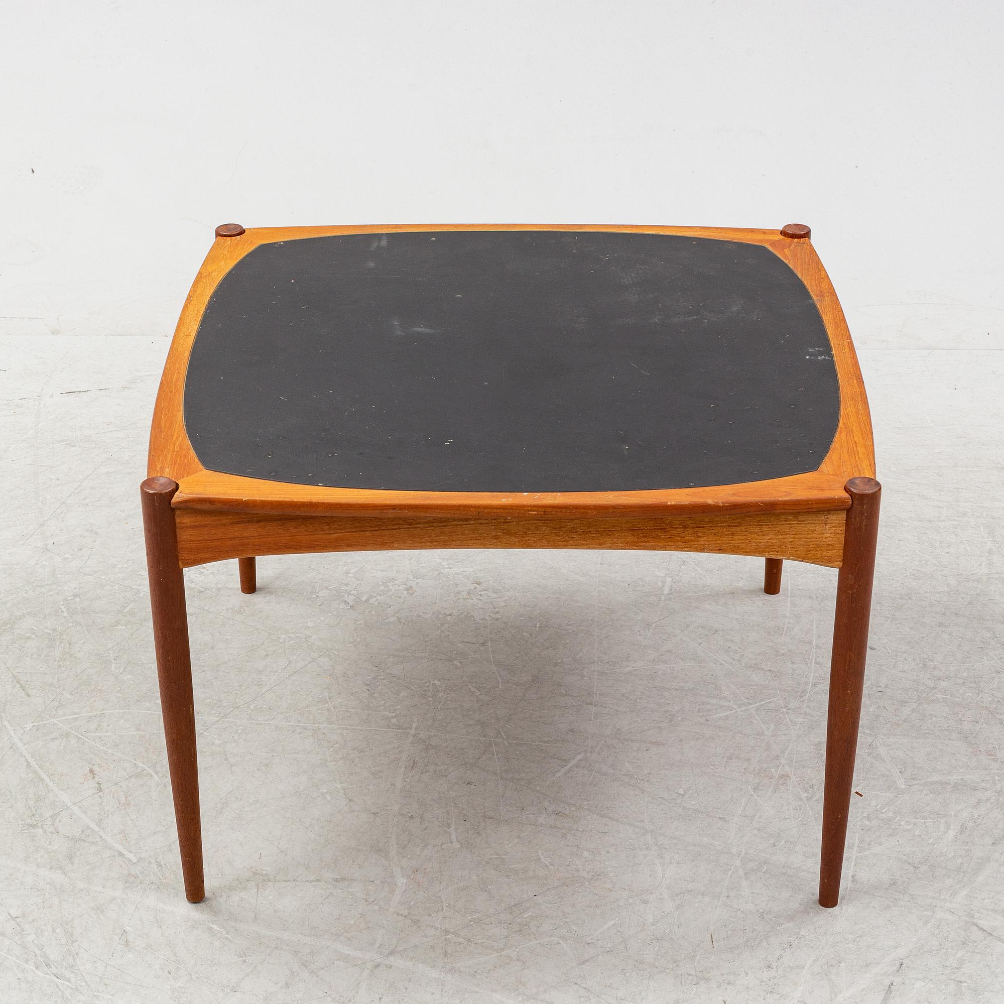 A teak coffee table, Denmark, mid 20th Century.