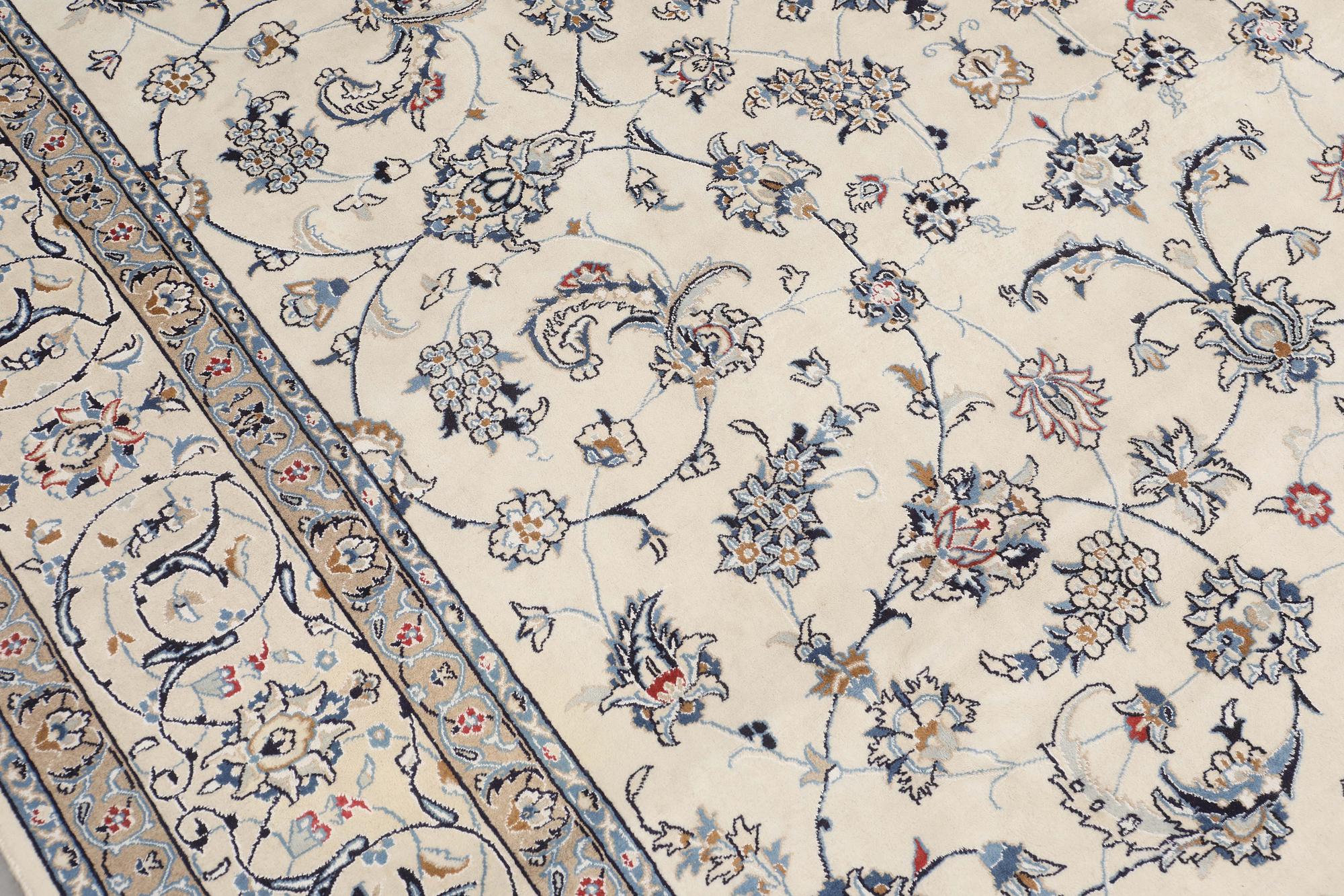 A carpet, Nain Part Silk, S.K 9 LAA, 340 x 250 cm.