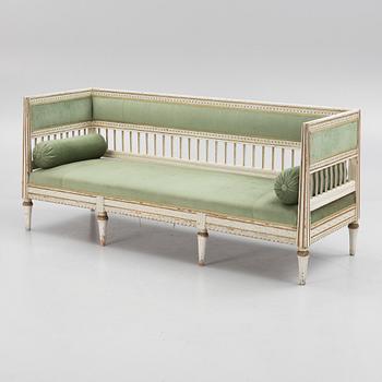 A late Gustavian sofa, early 19th Century.