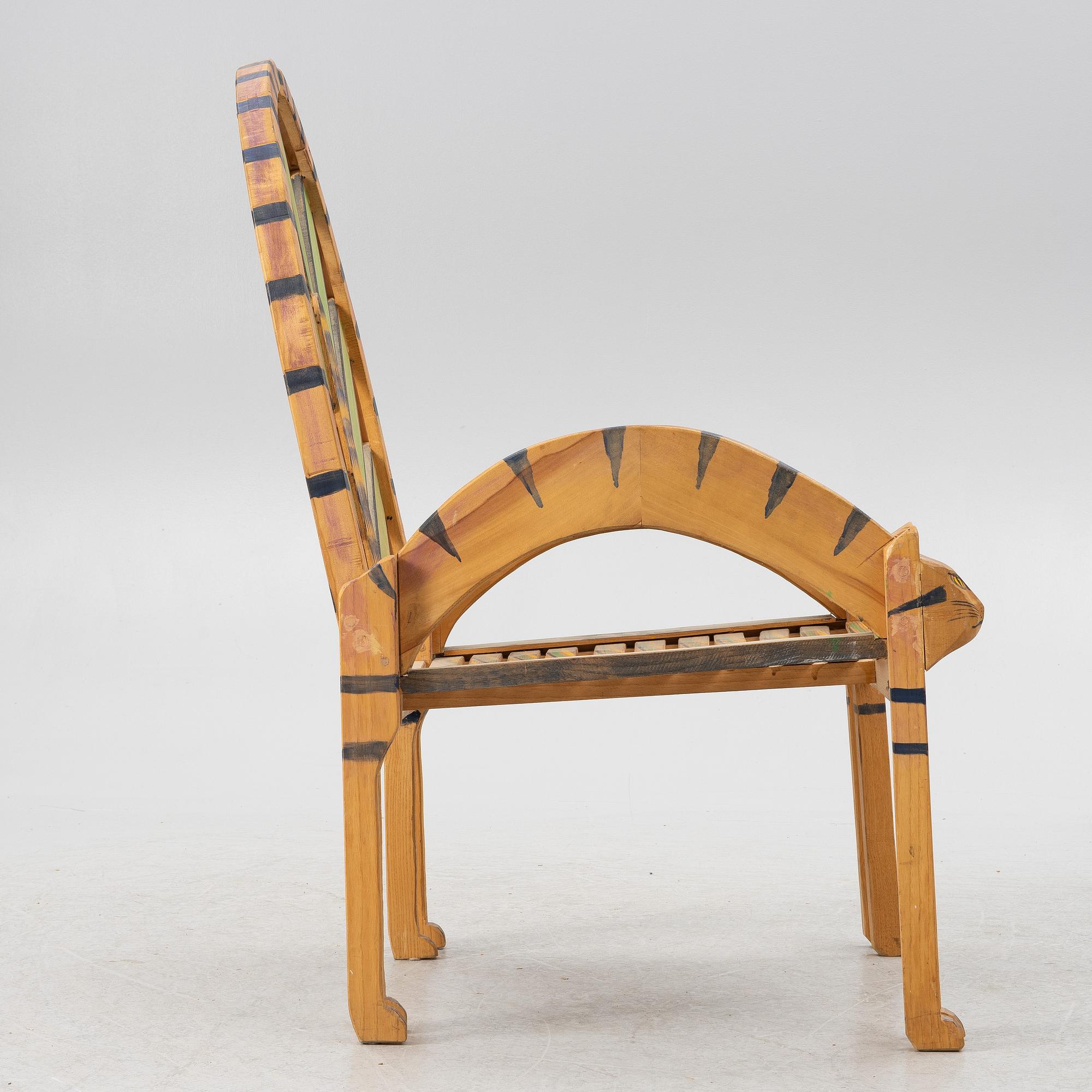 Gérard Rigot, An armchair, signed.
