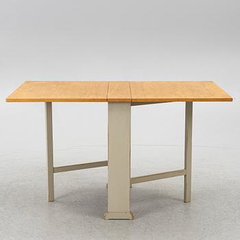 Carl Malmsten, a drop-leaf table, "Vapensmeden", second half of the 20th century.