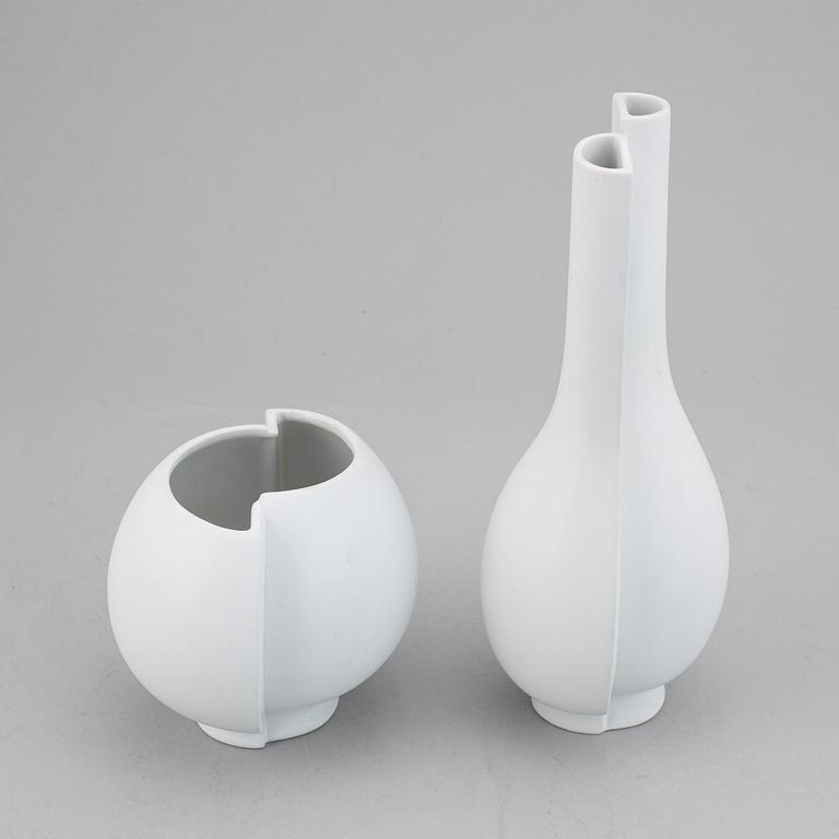 Wilhelm Kåge, two vases, "Surrea", Gustavsberg.