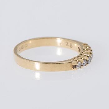 RING, briljantslipade diamanter, 18K guld.