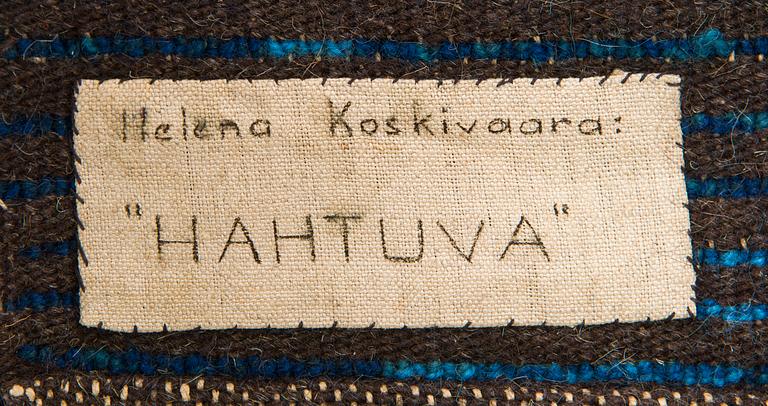 Helena Koskivaara, rya, tillverkad i konstnärens ateljé. Ca 190 x 110 cm.