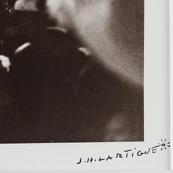 Jacques-Henri Lartigue, fotografi signerad.