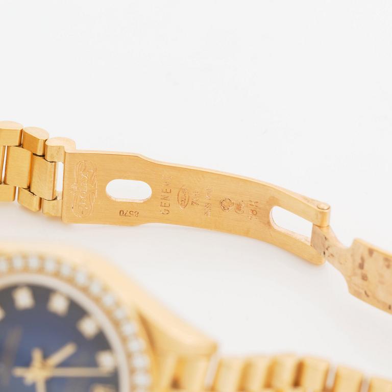 Rolex, Datejust, "Blue Diamond Vignette Dial", ca 1997.