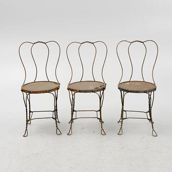 A set of garden furniture, four parts, first part 20th century.