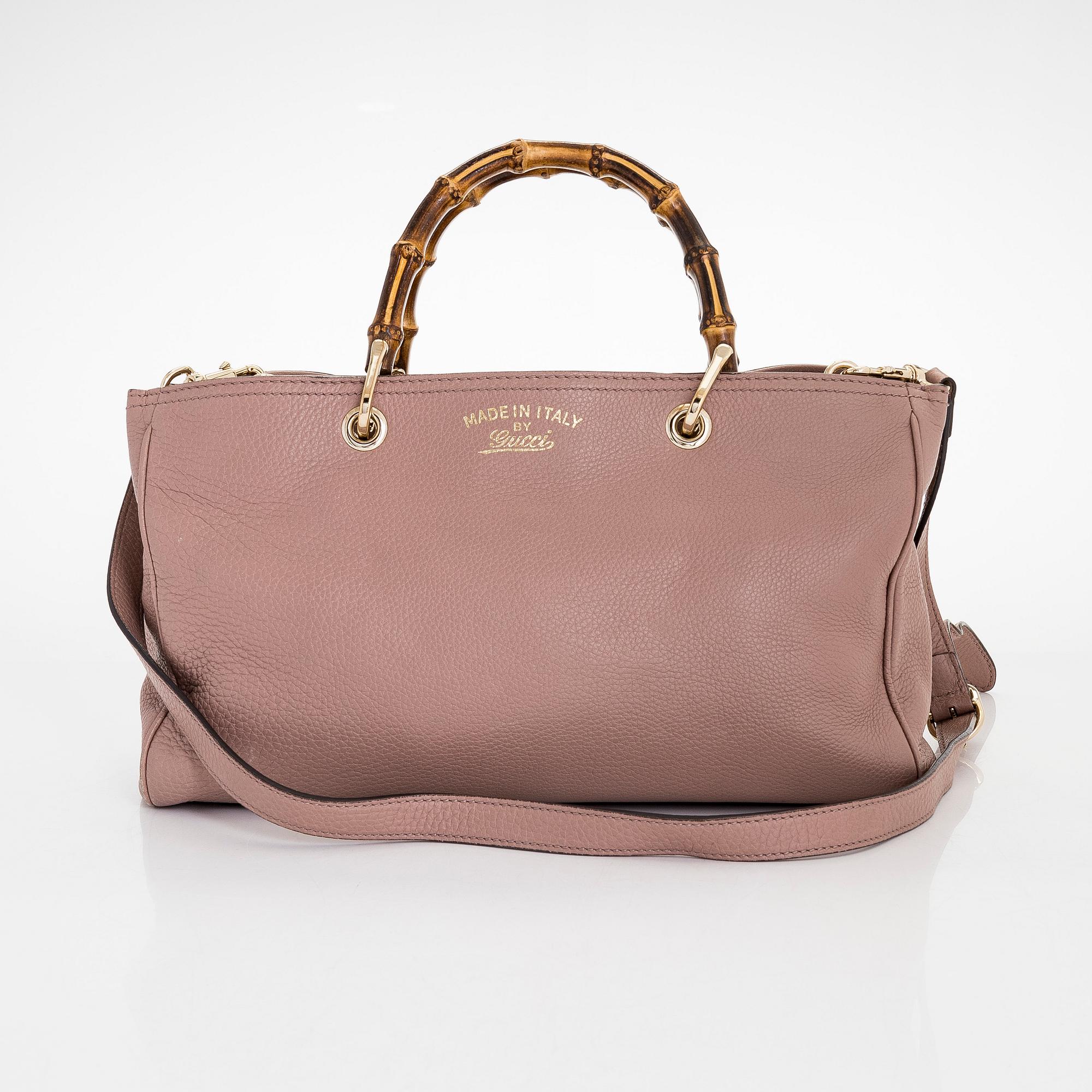 Gucci, a 'Bamboo shopper' bag.