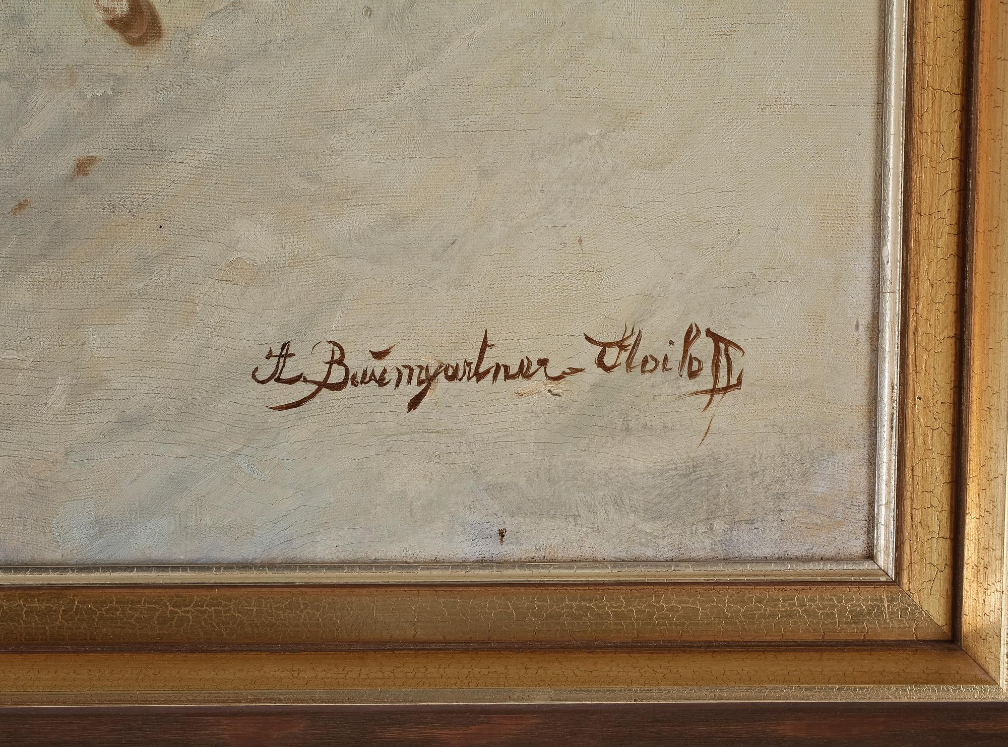 ADOLF BAUMGARTNER (CONSTANTIN STOILOFF), olja på duk, signerad.