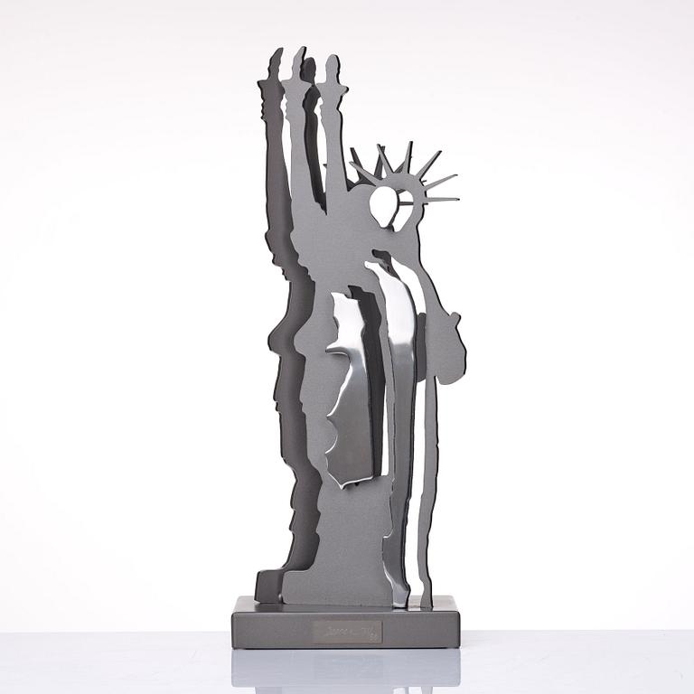 Arman, an iron sculpture, signed and numbered 76/80.