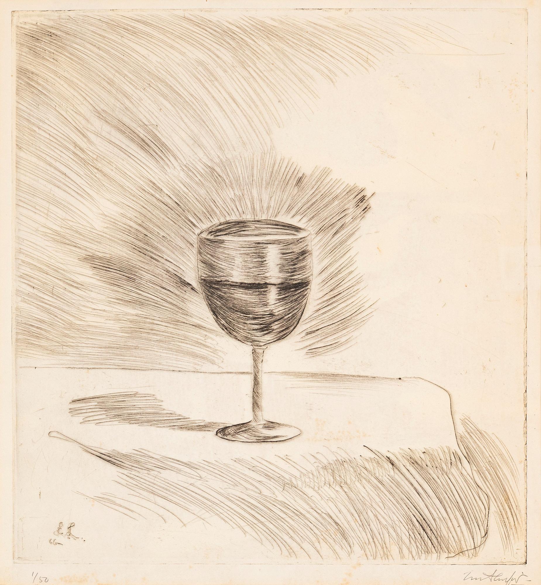 Evert Lundquist, "Bordet med glaset".