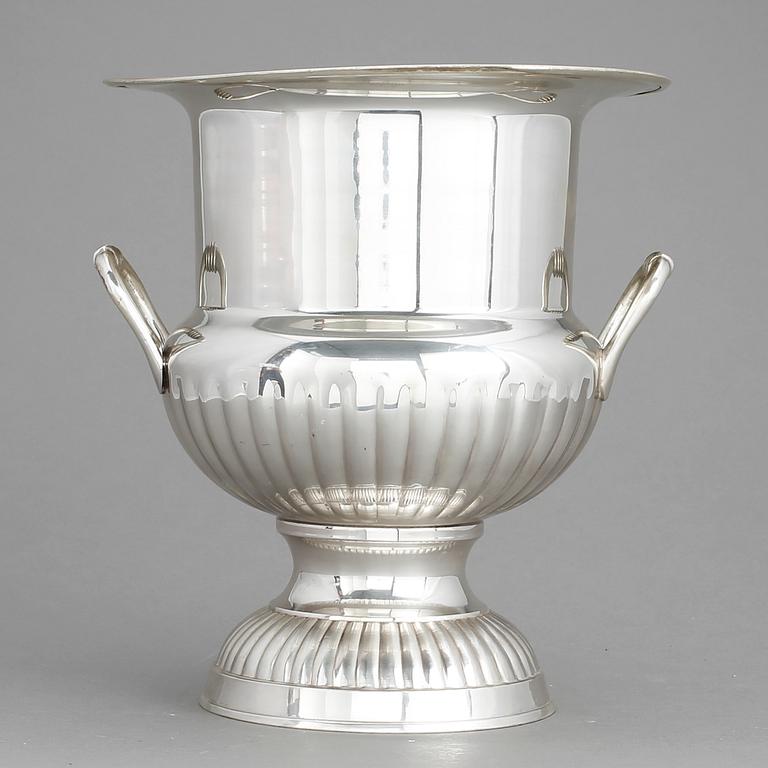 CHAMPAGNEKYLARE, nysilver, 1900-talets andra hälft.