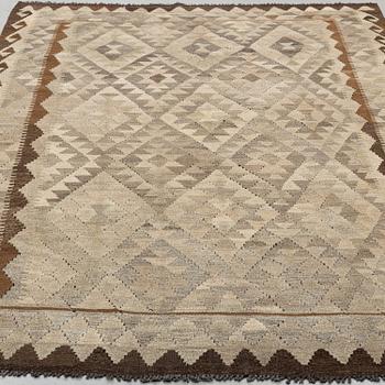 A CARPET, Kilim 247 x 158 cm.
