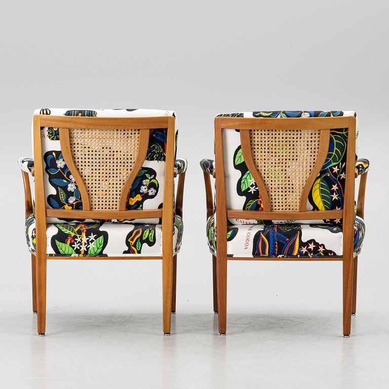 Josef Frank, a pair of model 969 armchairs, Svenskt Tenn, 2014.