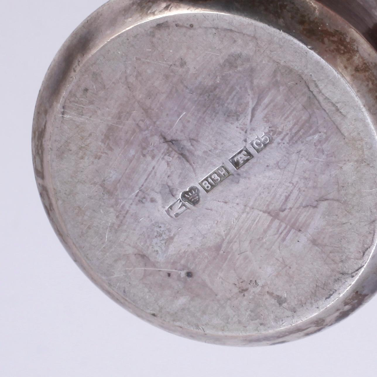 PARTI SILVER, 7 delar, tot vikt 700 gram.