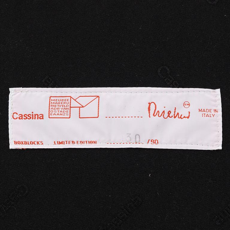 Gerrit Rietveld, armchair, "Utrecht", Cassina.