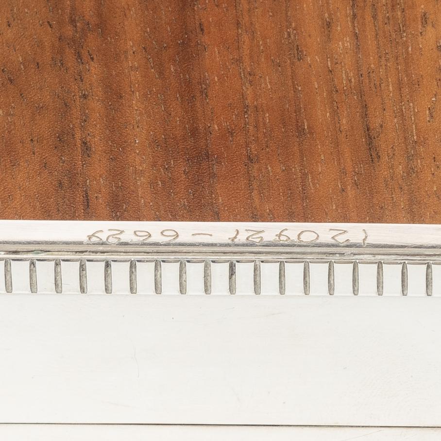 Cigarette/cigar box, silver 835, Swedish import marks, first half of the 20th century.